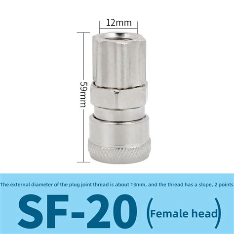 Chrissolequick Release Coupler Air Pneumatic Hose Coupling Connector