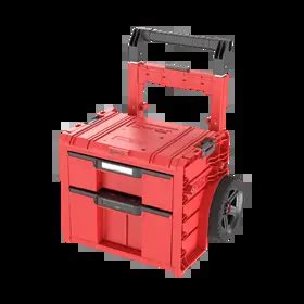 Skrzynia Z Szufladami Qbrick System PRO CART 2 0 PLUS DRAWER 2 Red