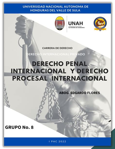 Grupo 8 Derecho Penal Internacional Y Derecho Procesal Internacional