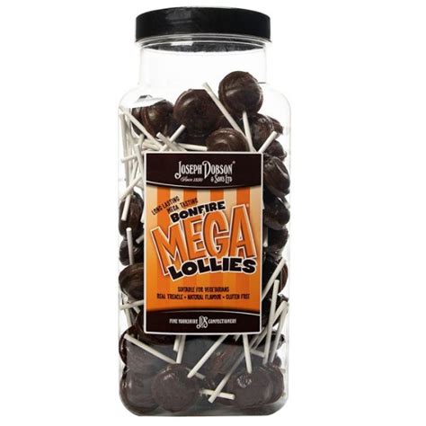 Dobson Bonfire Lollies Jar 90 Count Jessicas Sweets