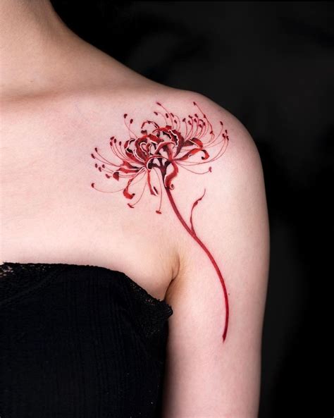 Spider Lily Tattoo Ideas To Inspire You In Off