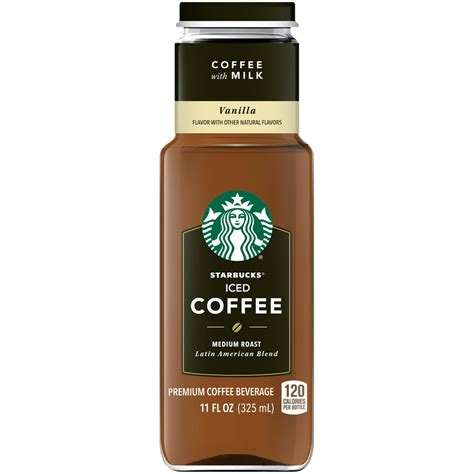 Starbucks Medium Roast Vanilla Iced Coffee 11 Fl Oz