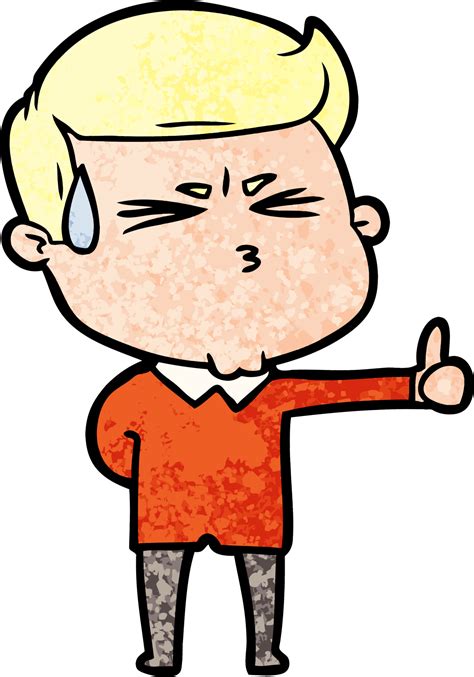 cartoon man sweating drawing 46952089 PNG