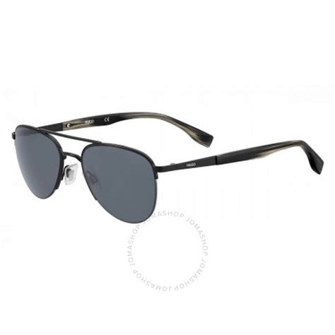 Hugo Boss Grey Pilot Mens Sunglasses Hg 0331s 0807ir 55 716736096537 Sunglasses Jomashop