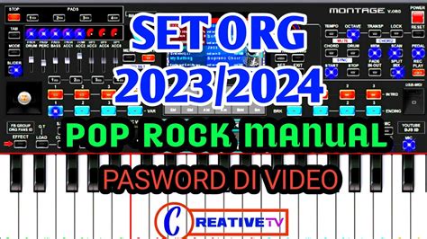 Set Org Pop Rock Manual Puji Anto Youtube