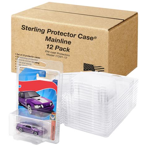 Sterling Protector Case Mainline 12 Pack For Hot Wheels And Matchbox