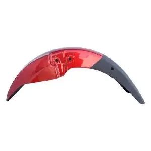 Genuine Front Mudguard Red For Honda Shine Type Indian Bikes Spares