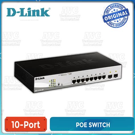 D Link 10 Port Gigabit Smart Managed PoE Switch DGS 1210 10P Lazada PH