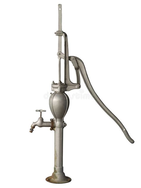 manual water pump   small farming village   philippines stock