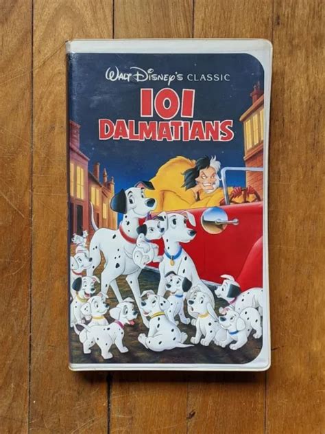 101 DALMATIANS VHS Walt Disney Classic Black Diamond Edition 9 99