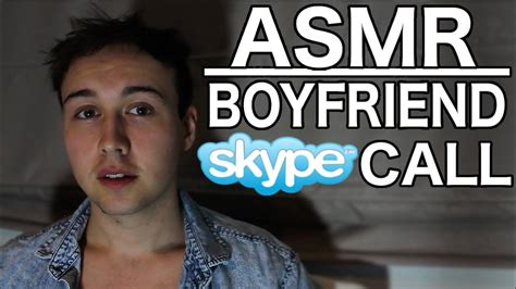 [ASMR Boyfriend Skype Call Roleplay - YouTube