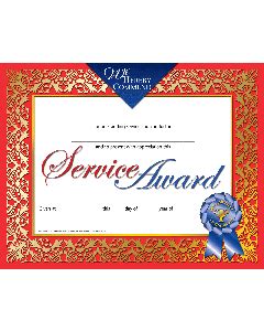 CERTIFICATE SERVICE AWARD - Educational Outfitters