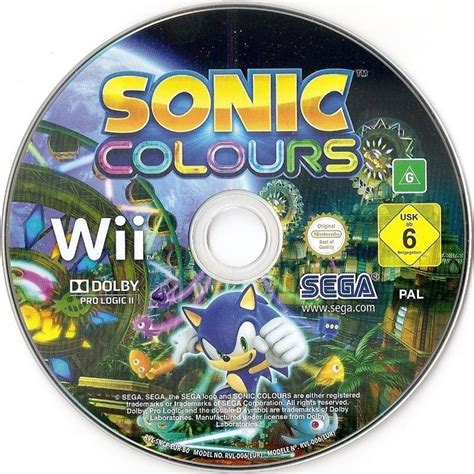 Sonic Colors (2010) Wii box cover art - MobyGames