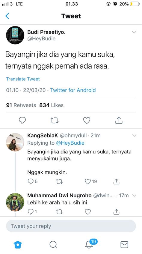 Quotes Twitter Bucin Kutipan Humor Kata Kata Kutipan