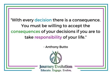Decisions, Consequences, and Responsibility - Journey Evolution | Life ...