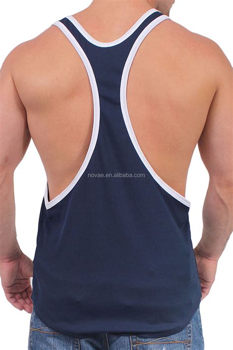 Sleeveless Shirts Open Side Racerback Tank Top Mens Singlet Sport