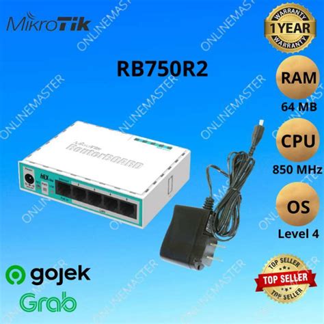 Promo Rb750r2 Hex Lite Mikrotik Routerboard Diskon 23 Di Seller