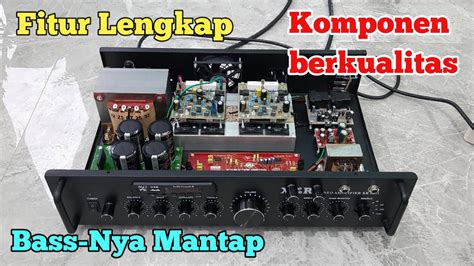 Power Amplifier Rumahan Paling Banyak Peminatnya Suara Mantap Fiturnya