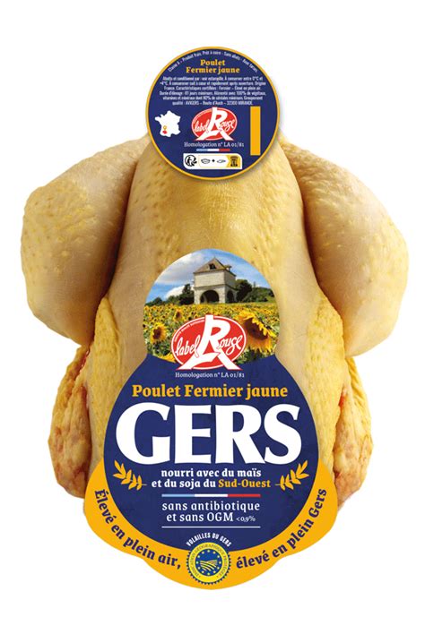 Poulet Fermier Jaune Label Rouge Poulet Du Gers