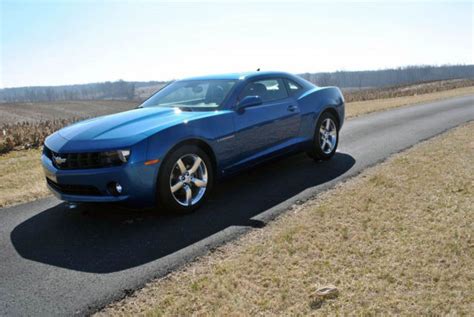 2010 Chevrolet Camaro 2lt Coupe Rare Aqua Blue Metallic