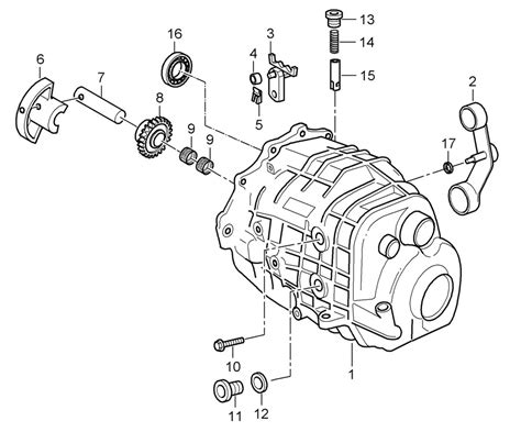 Porsche Boxster Manual Transmission Shift Linkage Seal - 99630351700 ...