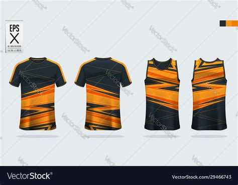 T Shirt Sport Mockup Template Design For Soccer Vector Image