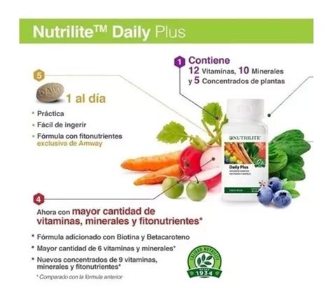 Daily Plus Multivitaminico Nutrilite X 90 Comprimidos En Venta En