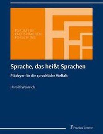 Sprache Das Hei T Sprachen Weinrich Harald Literatura Obcoj Zyczna