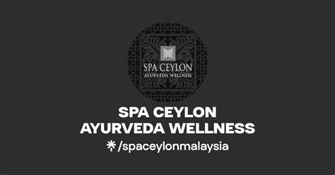 SPA CEYLON AYURVEDA WELLNESS Instagram Facebook TikTok Linktree