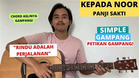 Tutorial Petikan Kepada Noor Panji Sakti Tutorial Gitar Viral