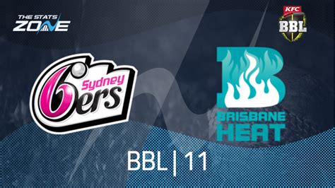 Sydney Sixers Vs Brisbane Heat Preview Prediction The Stats Zone