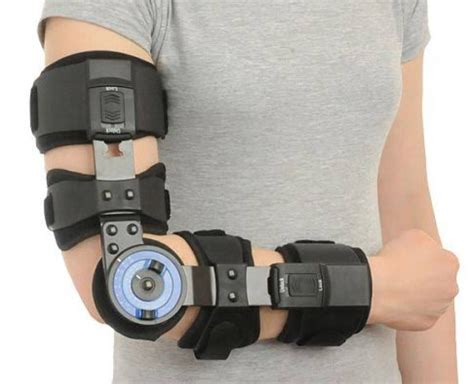 Elbow Rom Brace With A Lock And A Sling Blueprint Nic Orthomedicals