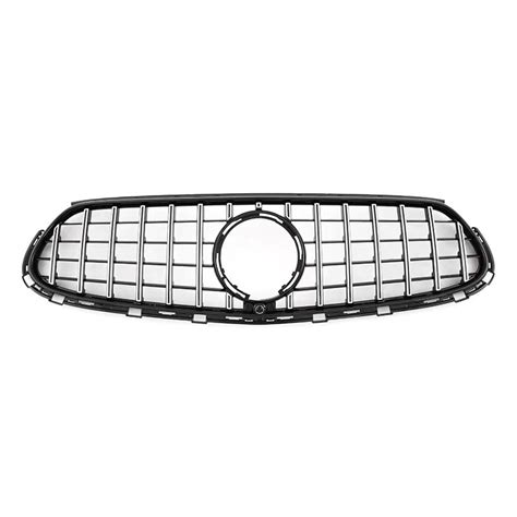 Rd Design Front Bumper Grille Grill Radiator Mesh Abs Material Amg Gt