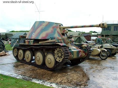 A German Marder Iii Tank Hunter The Marder From The Front Tank