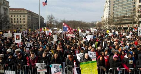 We Will Have Justice Tens Of Thousands March In Day Of Resistance