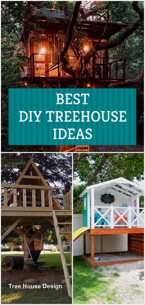 Best Tree House Designs Tree House Diy Tree House Tree House Plans