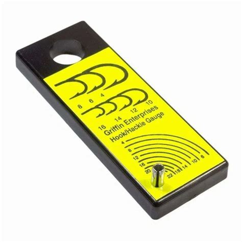 Griffin Hook And Hackle Gauge Foxons Fishing Tackle