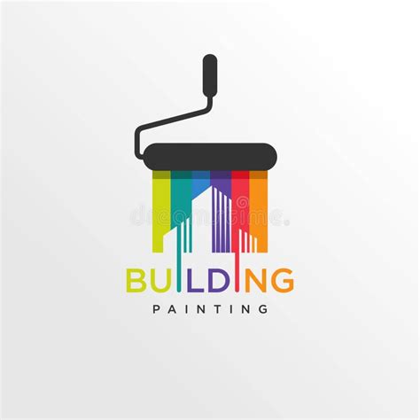 Cool Building Paint Logo Style, Modern, Paint, Painting, Construction ...