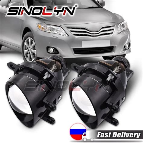 Sinolyn Fog Lights Lens For Toyota Corolla Yaris Auris Camry Avensis