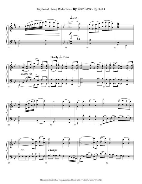 By Our Love Choral Anthem Satb String Reduction Sheet Music Pdf