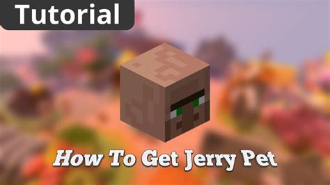 How To Get Jerry Pet In Hypixel Skyblock Youtube