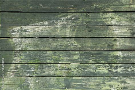 Green Rustic Wood Texture Background Old Vintage Wooden Texture With