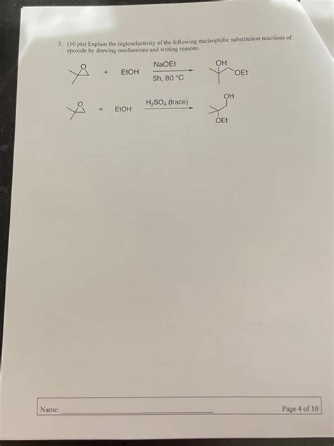 Solved Pts Explain The Regioselectivity Of The Chegg