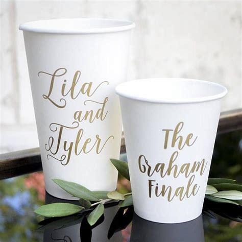 Our Wedding Coffee Cups Are Customizable And Perfect For Weddings And