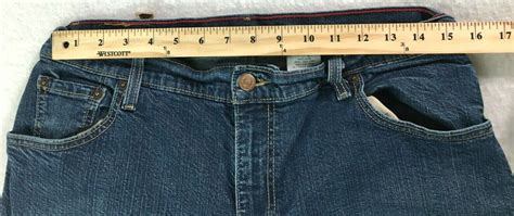 Levis Relaxed Boot Cut 550 Vintage Blue Denim Jeans W… Gem