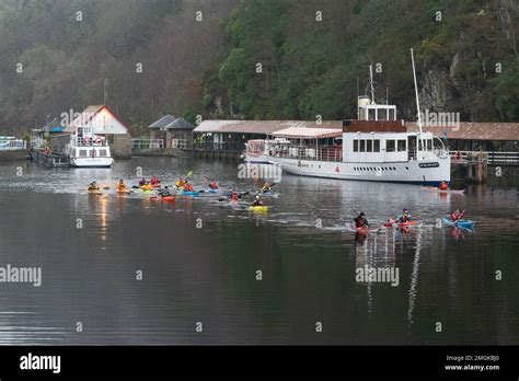 Loch katrine kayakers hi-res stock photography and images - Alamy