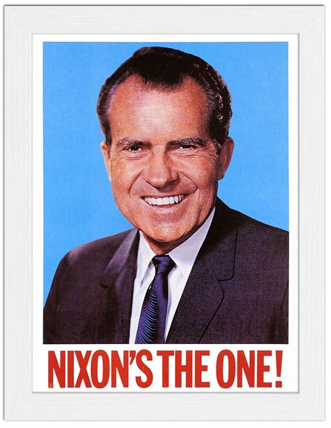 Nixons The One Us Political Campaign Poster 1960s Art Print £799