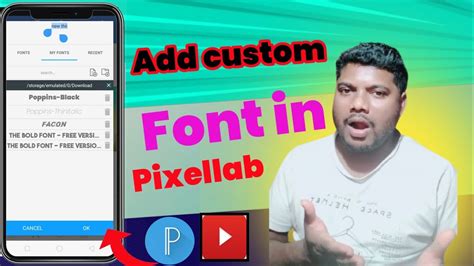 How To Add Custom How To Add Font In Pixellab App Pixellab Apps Me