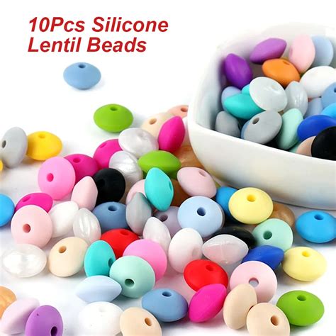 TYRY HU Perles De Dentition En Silicone Pour B B Boulier Lentilles Sans