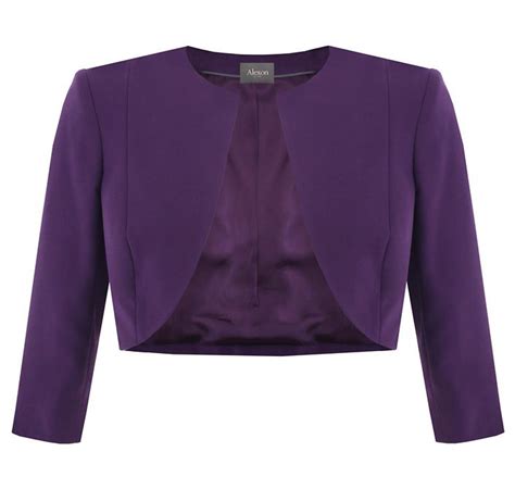 Alexon Chiffon Bolero In Purple Lyst